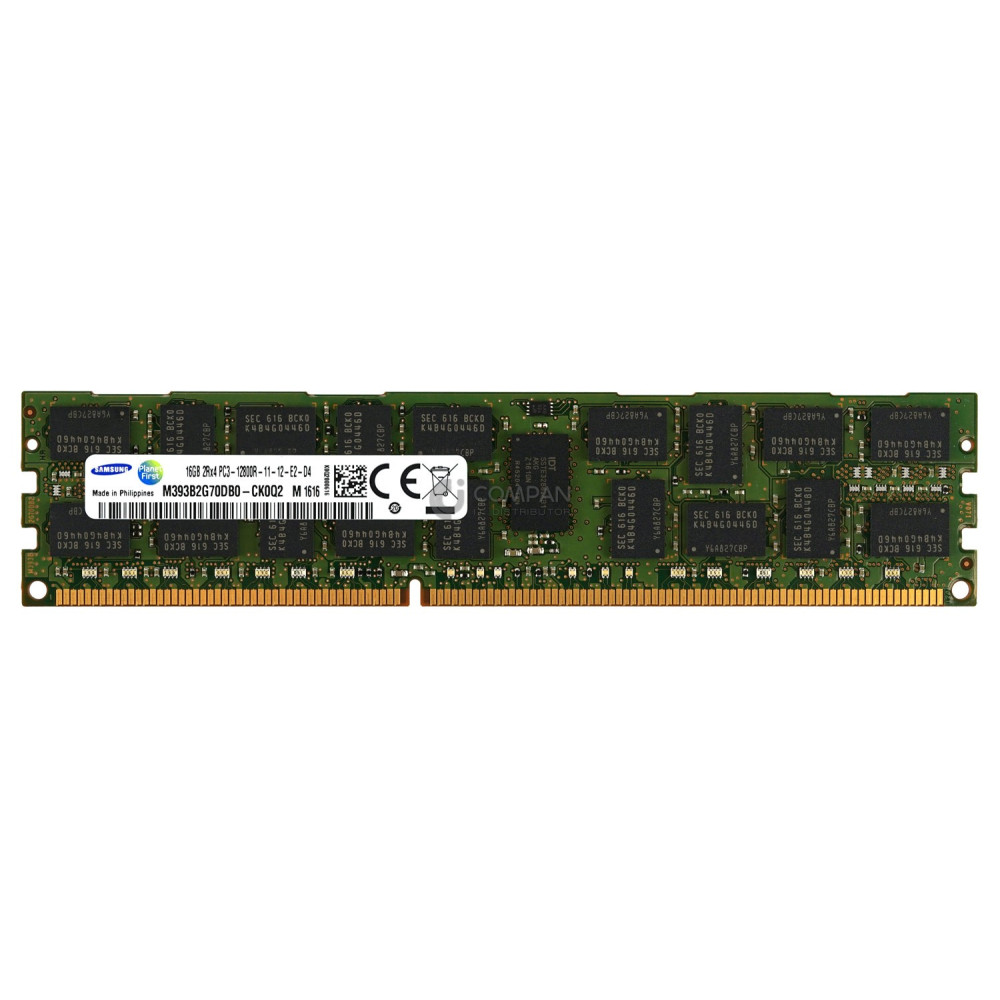 M393B2G70DB0-CK0 SAMSUNG DDR3 16GB 2RX4 PC3-12800R 1600MHZ RDIMM